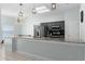 Close up on the kitchen features stainless steel appliances and granite countertops at 2633 Pickett Downs Dr, Chuluota, FL 32766
