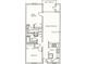 Detailed floor plan showcasing the layout of the bedrooms, bathrooms, kitchen, and living area at 2818 Plaza Terrace Dr # 2818, Orlando, FL 32803