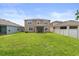 Large backyard with manicured lawn and privacy fence, perfect for outdoor activities and relaxation at 2940 Nottel Dr, St Cloud, FL 34772