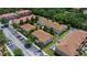Aerial view of the residential complex, featuring well-manicured landscaping and ample parking at 3112 Seaview Castle Dr, Kissimmee, FL 34746