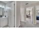 Hallway view with access to bathroom and bedrooms at 325 Aldridge Ln, Davenport, FL 33897