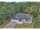 Single-story home featuring a well-maintained lawn and a quaint landscaped yard in a mature tree lined area at 37 N Tymber Crk, Ormond Beach, FL 32174