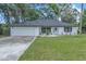 Charming single-story home featuring a well-maintained lawn and inviting front entrance at 37 N Tymber Crk, Ormond Beach, FL 32174