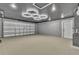 Spacious two car garage with modern lighting at 37 N Tymber Crk, Ormond Beach, FL 32174