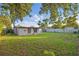 Expansive backyard featuring a lush green lawn and privacy fence, ideal for outdoor activities at 3927 Citadel Dr, Orlando, FL 32839