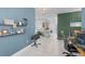 Open-concept living space with neutral walls and tile flooring, ideal for modern living and entertaining at 503 Meadow Pointe Dr, Haines City, FL 33844