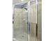 Tiled shower stall with glass doors and chrome hardware for a modern and clean look at 585 Cruz Bay Cir, Winter Springs, FL 32708