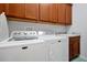 Laundry room features updated appliances, ample storage and sink for convenience at 634 Via Corso Ct, Kissimmee, FL 34759