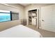 This bedroom has a window with a great view, and a closet with organizers at 16300 County Road 455 # 703, Montverde, FL 34756