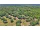 Sprawling land featuring mature trees, green pasture, and a dirt road leading to the residence at 16758 Ne 135Th Ave, Fort Mc Coy, FL 32134