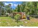 Animal pen with surrounding lush grass and foliage located on the property at 16758 Ne 135Th Ave, Fort Mc Coy, FL 32134
