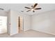 Spacious bedroom with neutral carpet and ceiling fan at 2426 Addison Creek Dr, Kissimmee, FL 34758