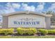 Community sign for Waterview at 2426 Addison Creek Dr, Kissimmee, FL 34758