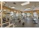 Well-equipped gym with multiple machines and ample space for workouts at 3561 Conroy Rd # 216, Orlando, FL 32839