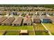 This aerial view shows the home, neighborhood and community amenities in a well-maintained planned community at 3624 Sungrove Cir, Sanford, FL 32771