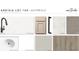 Selection of new home materials and finishes at 710 Junonia Blvd, New Smyrna Beach, FL 32168