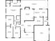Detailed floor plan showcasing the layout and dimensions of the home's living spaces, bedrooms, and amenities at 8554 Amber Oak Dr, Orlando, FL 32817