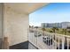 Enjoy the ocean view from the private balcony of this condo, complete with white railings and ample sunlight at 935 S Atlantic Ave # 302, Daytona Beach, FL 32118