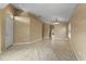 Spacious living area features tile flooring and is naturally bright with neutral paint colors at 14780 Hartford Run Dr, Orlando, FL 32828