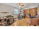 Multi-purpose bonus room with hardwood floors, ceiling fan, and closet at 1905 Old Club Pt, Maitland, FL 32751