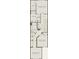 Second story floorplan with bedrooms, bathrooms, walk-in-closet, and storage at 2582 Winsome Way, Davenport, FL 33896