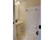 Half bathroom featuring a pedestal sink, toilet, and neutral decor at 2935 Greenwood Springs Loop, Lake Mary, FL 32746