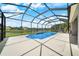 Screened-in pool and patio with beautiful water view in backyard at 4785 Cumbrian Lakes Dr, Kissimmee, FL 34746