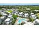 Community aerial view showing the pool and clubhouse amenities at 7770 Sandy Ridge Dr # 234, Reunion, FL 34747