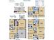 Detailed floor plan of the property showcasing room layouts and dimensions at 7779 Trapani Loop, Clermont, FL 34714
