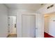 Bedroom with closet, and an en-suite bathroom for added privacy and convenience at 100 Demens St, Oakland, FL 34760
