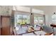 Bright dining room featuring modern furnishings and large windows overlooking backyard at 100 Demens St, Oakland, FL 34760