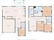 Detailed floor plan showcasing the layout of the house, including room dimensions and overall design at 1073 River Otter Way, Deland, FL 32720