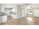 Open floor plan with updated kitchen, laminate floors, and a bright, airy feel at 1118 Roberta Ave, Orlando, FL 32825