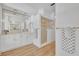 Bathroom with a shower, vanity, and decorative towels at 1158 Sweet Heather Ln, Apopka, FL 32712