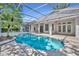 Inviting screened-in pool with a spacious patio, ideal for relaxing and entertaining at 1158 Sweet Heather Ln, Apopka, FL 32712