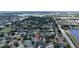 An aerial view shows a neighborhood with lush landscaping, retention ponds, and a home pin-pointed at 1201 Shelter Rock Rd, Orlando, FL 32835