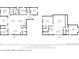 Detailed floor plan showcasing layout and dimensions of rooms on the main and second level of the home at 1265 Blarney St, Minneola, FL 34715