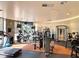Well-equipped gym with modern exercise machines, natural light and multiple televisions at 155 S Court Ave # 1909, Orlando, FL 32801