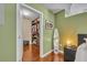 Bedroom walk-in closet featuring custom shelving and ample storage space at 155 S Court Ave # 1909, Orlando, FL 32801