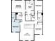 Second story floor plan featuring owner's bedroom, loft, three additional bedrooms and laundry room at 2649 Great Heron Ave, St Cloud, FL 34773