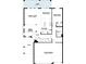 Layout of the home's first floor with kitchen, breakfast nook, Gathering room, and a three-car garage at 2649 Great Heron Ave, St Cloud, FL 34773