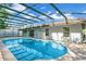Screened-in pool surrounded by patio area, great for outdoor living at 3217 Castle Oak Ave, Orlando, FL 32808