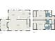 Detailed floor plan showcasing the layout of the two-story home, including dimensions and room names at 338 E Anderson St, Orlando, FL 32801
