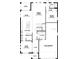 Main floor plan featuring kitchen, Gathering room, flex room, guest room, three-car garage, and lanai at 809 River Stone Trl, Sanford, FL 32771