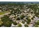 Panoramic aerial shot of a suburban neighborhood with lush greenery, diverse home styles, and winding streets at 887 Lancer Cir, Ocoee, FL 34761