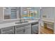 Bright kitchen offering a view of the pool area at 887 Lancer Cir, Ocoee, FL 34761