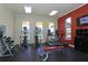 Well-equipped fitness center with modern exercise machines and natural light at 14781 Old Thicket Trce, Winter Garden, FL 34787