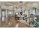 Comfortable lounge area with stylish decor, perfect for socializing and relaxing with neighbors at 14781 Old Thicket Trce, Winter Garden, FL 34787