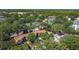 Aerial view of a townhouse community surrounded by lush greenery and mature trees at 1748 Foxhall Cir # 1748, Kissimmee, FL 34741