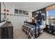 Sports-themed bedroom with a custom wall mural and unique decor, perfect for a young sports enthusiast at 2054 Education St, St Cloud, FL 34771